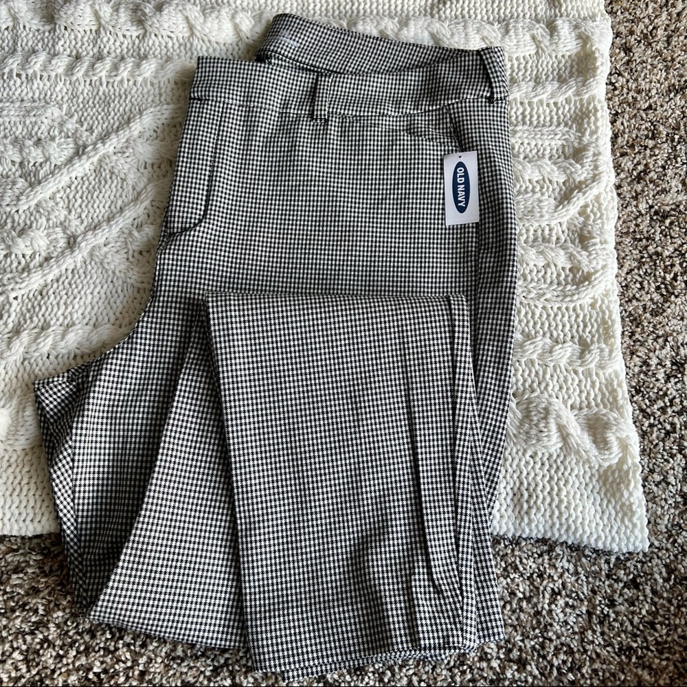 Old Navy Gingham Work Pants Size 18